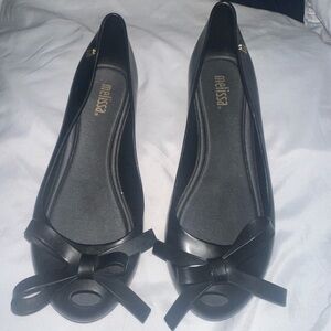 Melissa bow ballet flats